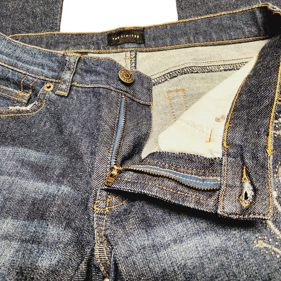 The Limited Distressed Embellished Jeans‎ - Size 6 - Picture 8 of 13